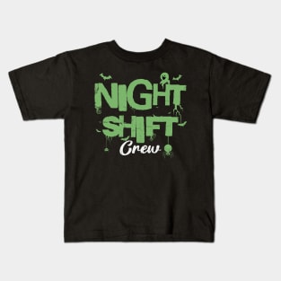 Night Shift Crew Halloween Kids T-Shirt